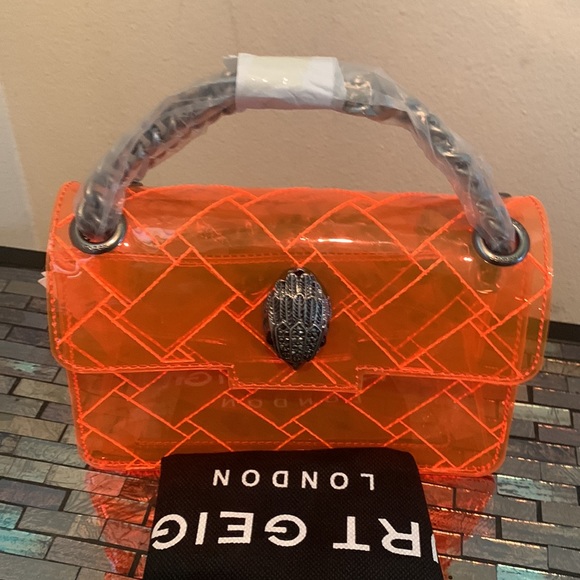 - Kurt Geiger London Rainbow Shop Mini Kensington Transparent Shoulder Bag - Picture 10 of 10